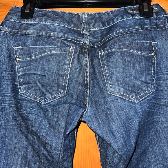 Express Jeans Size 2 Short Barely boot worn once - Picture 5 of 11